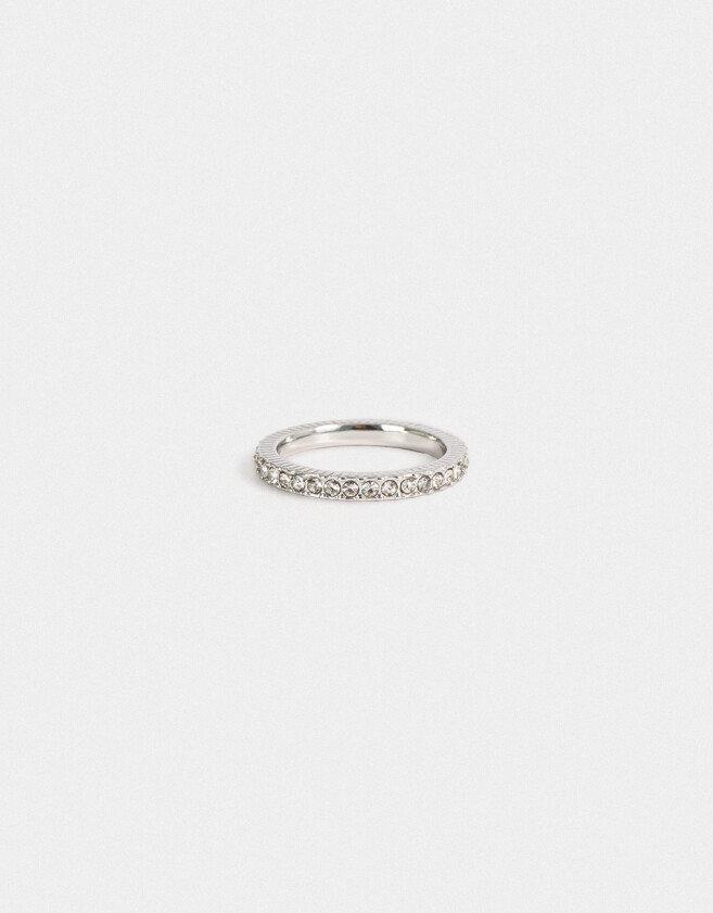 Anillos Chicos Con strass Anillo Con Strass - Plateado