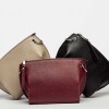 Bandolera Sauvage En Cuero Graneado Bordeaux