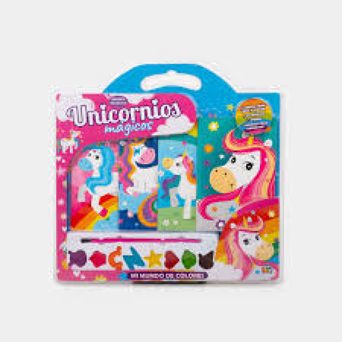 MUNDO DE COLORES ACUARELAS UNICORNIOS MAGICOS 