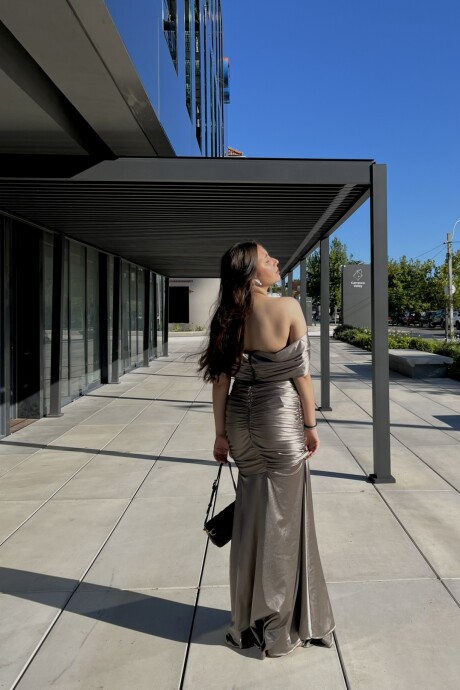 Vestido Helena Gris