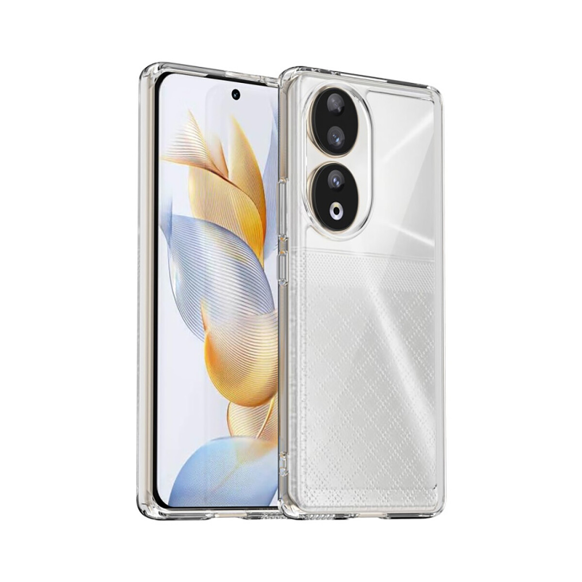 Case Transparente con Borde de Color Honor 90 - Transparente 