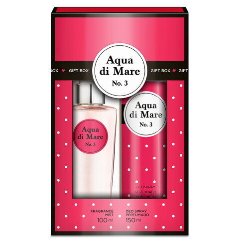 Estuche Aqua di Mare Body Edt 100ml + Deo aerosol 150ml N°3