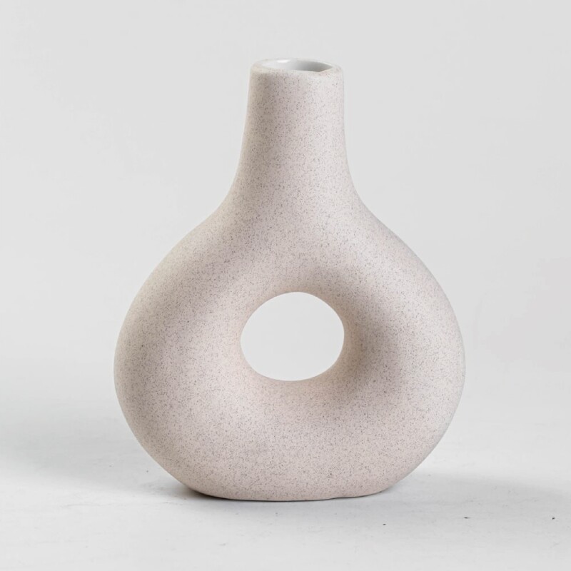 FLORERO CERAMICA 14x7x18CM GOTA BLANCO FLORERO CERAMICA 14x7x18CM GOTA BLANCO