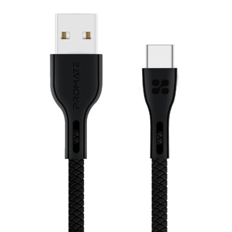Cable USB para Datos y Carga Ultra-rápida 1.2Mt Promate PowerBeam-C Negro
