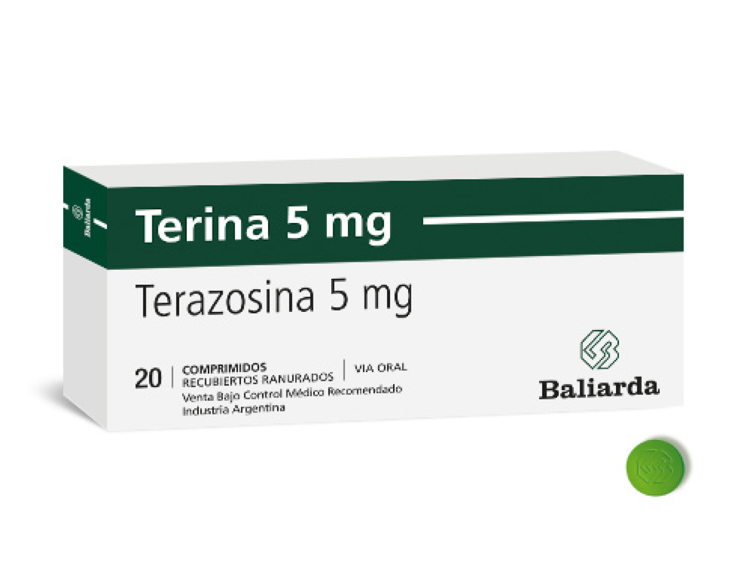 Terina 5mg 20 Comprimidos 