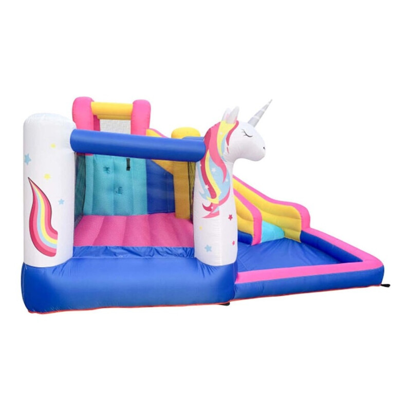 Castillo Inflable Unicornio con Tobogán Castillo Inflable Unicornio con Tobogán
