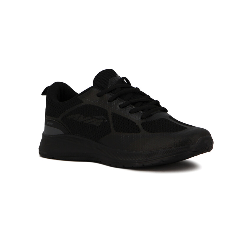 Avia Zapatillas Acordonadas Para Hombre Evan - Black Negro-Negro