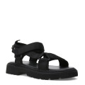 Sandalias de Niña MINI Miss Carol Califa de Tela Con Tiras Negro