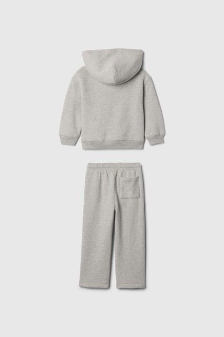Set Canguro Y Pantalón Deportivo Toddler Niño Light Heather Grey