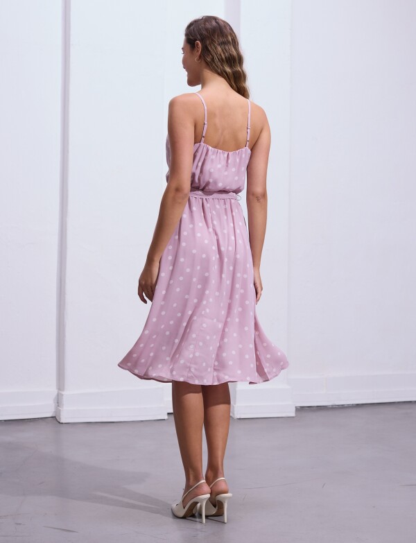 Vestido Lunares LAVANDA CLARO