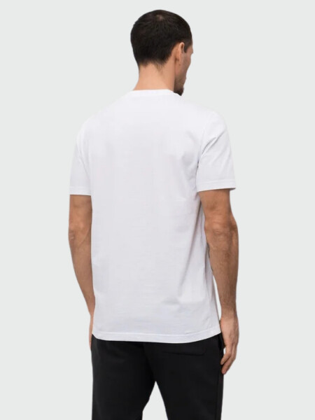 Moncler - Remera de Algodón Logo Negro