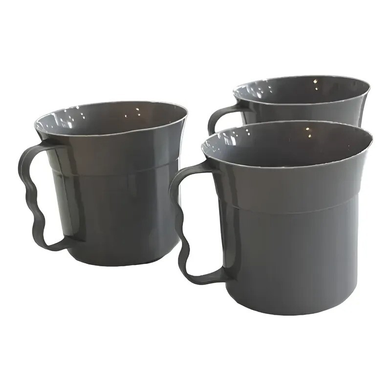 Juego De 3 Tazas De Plástico - Ra82 Juego De 3 Tazas De Plástico - Ra82