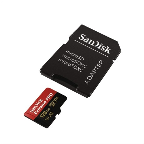 Memoria Sandisk micro SDXC Extreme Pro 128GB cadap Clase 10 Memoria Sandisk micro SDXC Extreme Pro 128GB cadap Clase 10