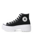 Championes de Mujer Converse Chuck Lugged Heel Platform Negro - Blanco