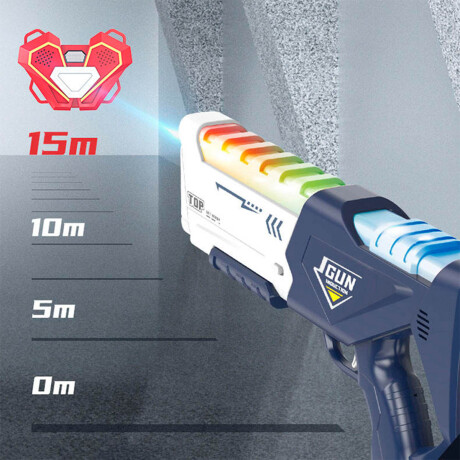 Set X2 Armas Laser Infrarroja Con Sensor y Chaleco Jug013129-m1