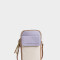 Complemento Marroquinería Color Block Pouch De Cuerina Con Solapa - Combinacion Tricolor
