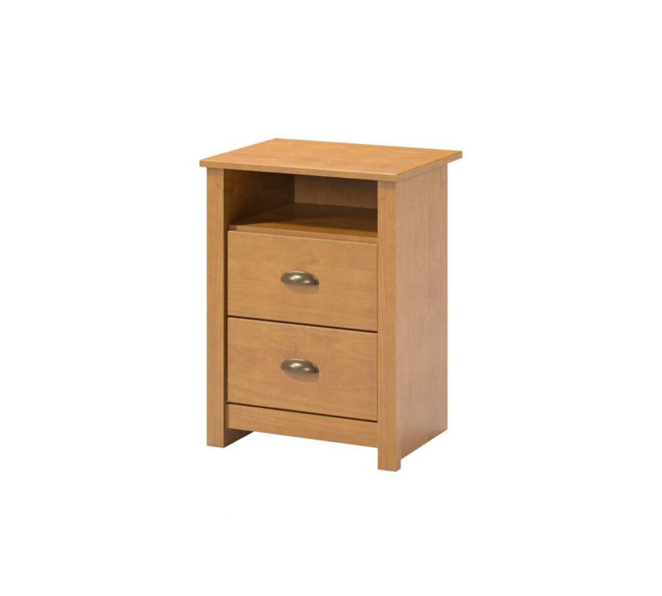 Mesa de Luz Madera maciza Linea Colonial - Marron 