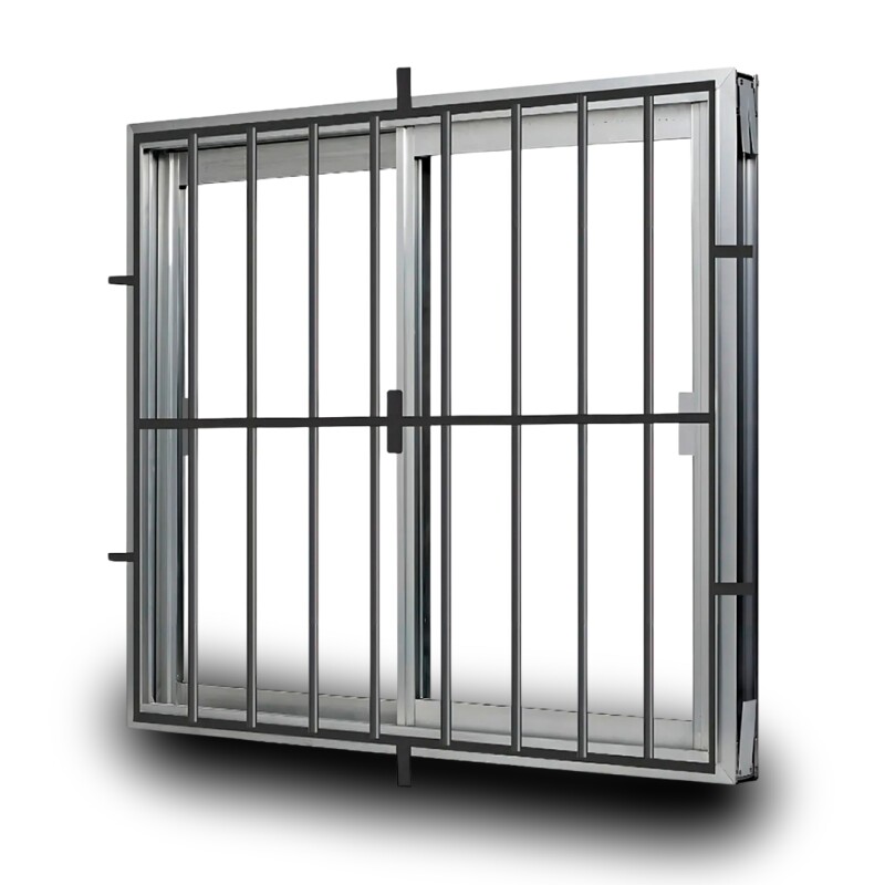 Promo Ventana de Aluminio + reja 100X100