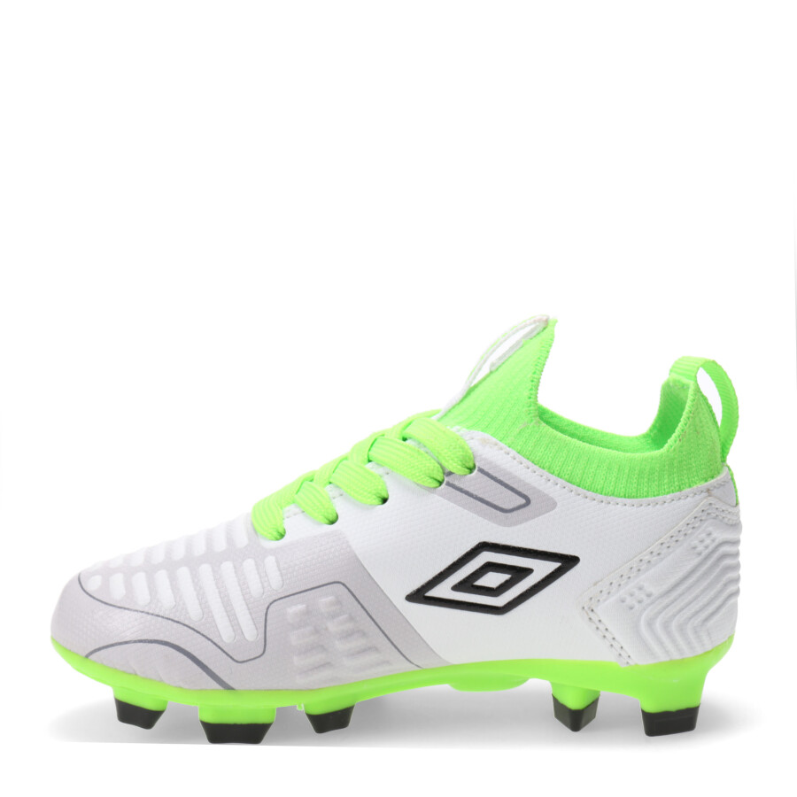 Championes Infantiles Umbro Flash HG Blanco - Verde