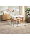 Mesa de comedor JEGIND 80x130 roble/blanco Mesa de comedor JEGIND 80x130 roble/blanco