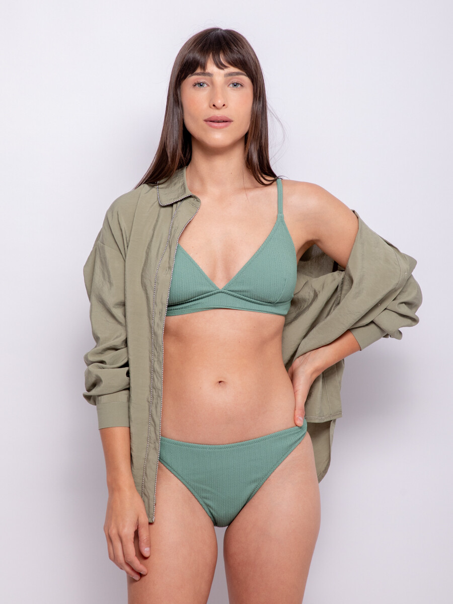 TOP TRIANGULO FIJO SUMMER - Verde Seco 