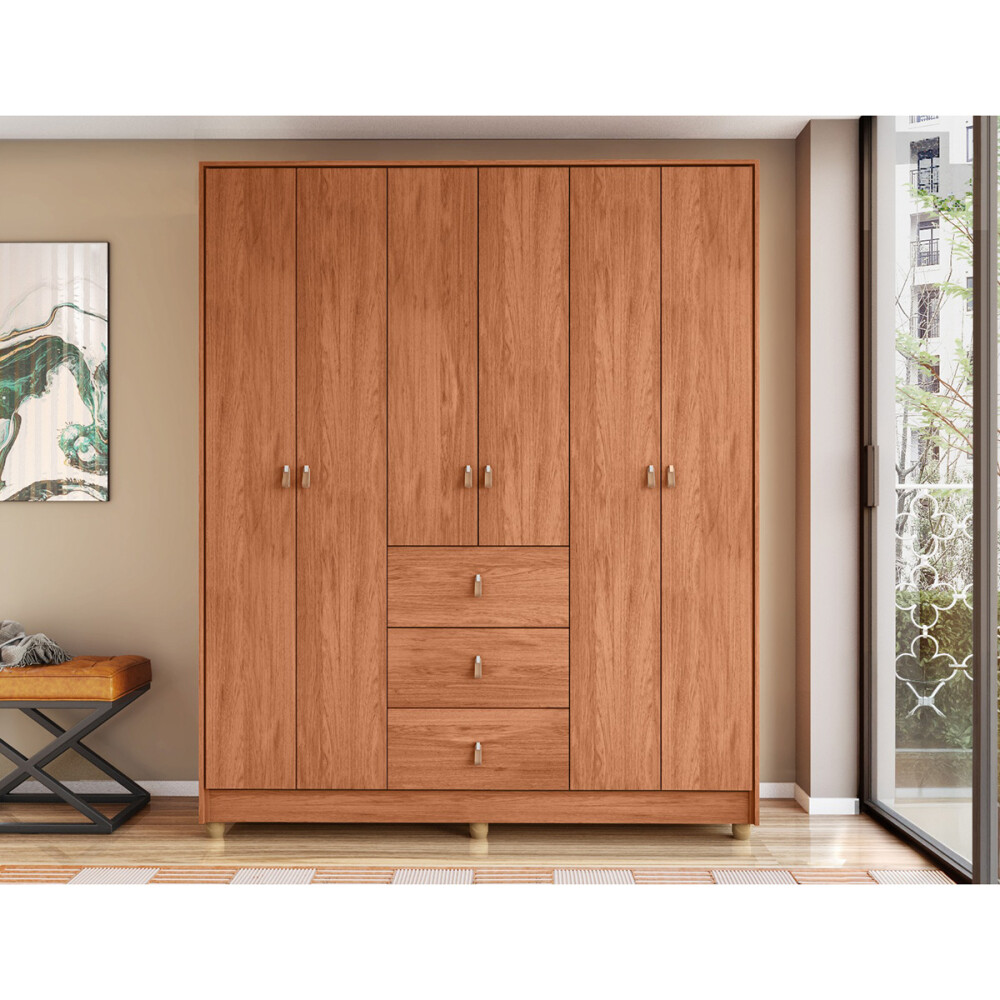 ROPERO 6 PUERTAS MODELO INTENSE 1.5 COLOR FREIJO Ropero 6 Puertas Modelo Intense 1.5 Color Freijo
