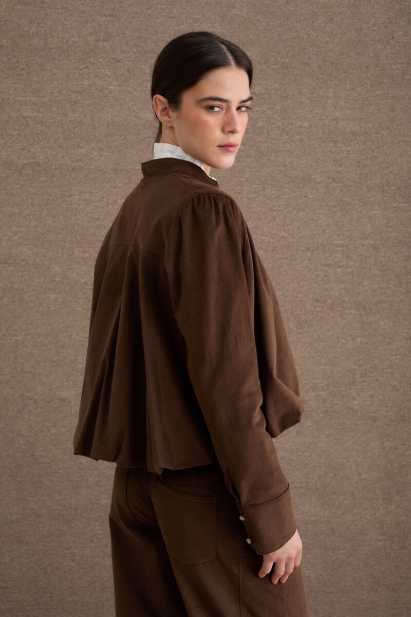 CHAQUETA BALLOON Chocolate