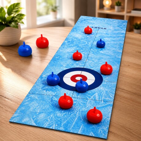 Juego de Mesa 2 en 1 Deslizante Bolos y Tejo 001