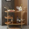 CARRITO METAL/MADERA P/SERVIR 3 NIV Unica
