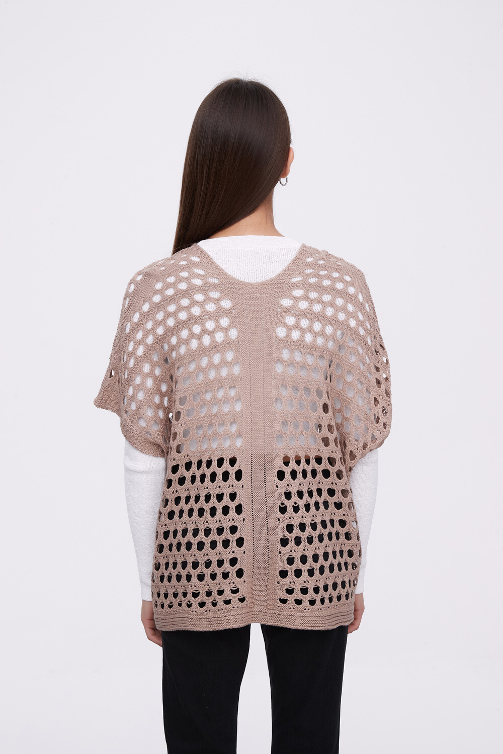 Poncho Almar Beige Oscuro