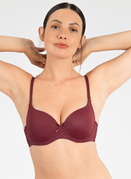 Soutien preformado push up sacks every day Bordeaux oscuro