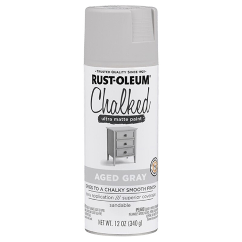 AEROSOL CHALKED RUST OLEUM GRIS ENVEJECIDO- 340GRS N/A
