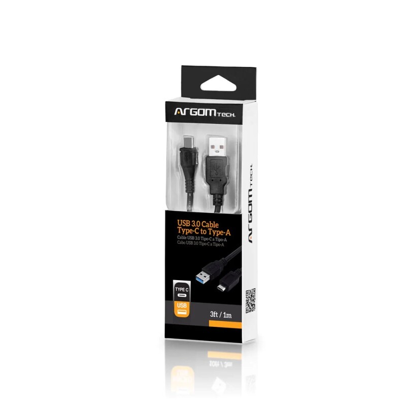 TIPO C USB 2.0 CABLE DE ACERO, 3 FT CB4063GY