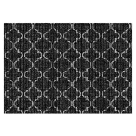 FELPUDO TROPICAL ARABE NEGRO 43X65 CM KAPAZI N/a