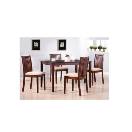 JUEGO DE COMEDOR ELDOM BERRY MESA + 4 SILLAS (BUGAMBILIA) JUEGO DE COMEDOR ELDOM BERRY MESA + 4 SILLAS (BUGAMBILIA)