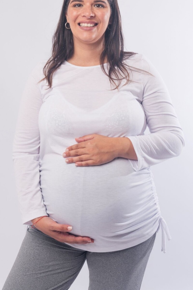 Buzo Maternal Giuli - Blanco 