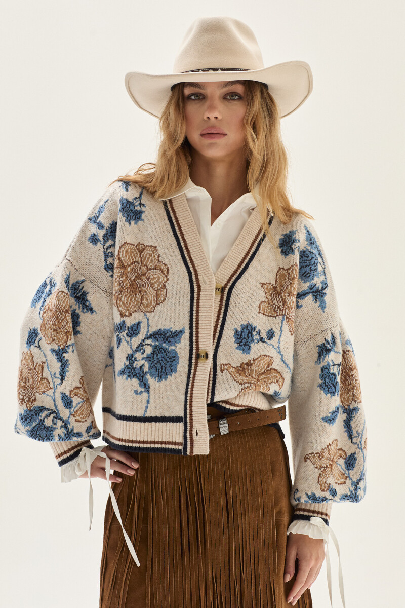 Cardigan Roselle Crudo