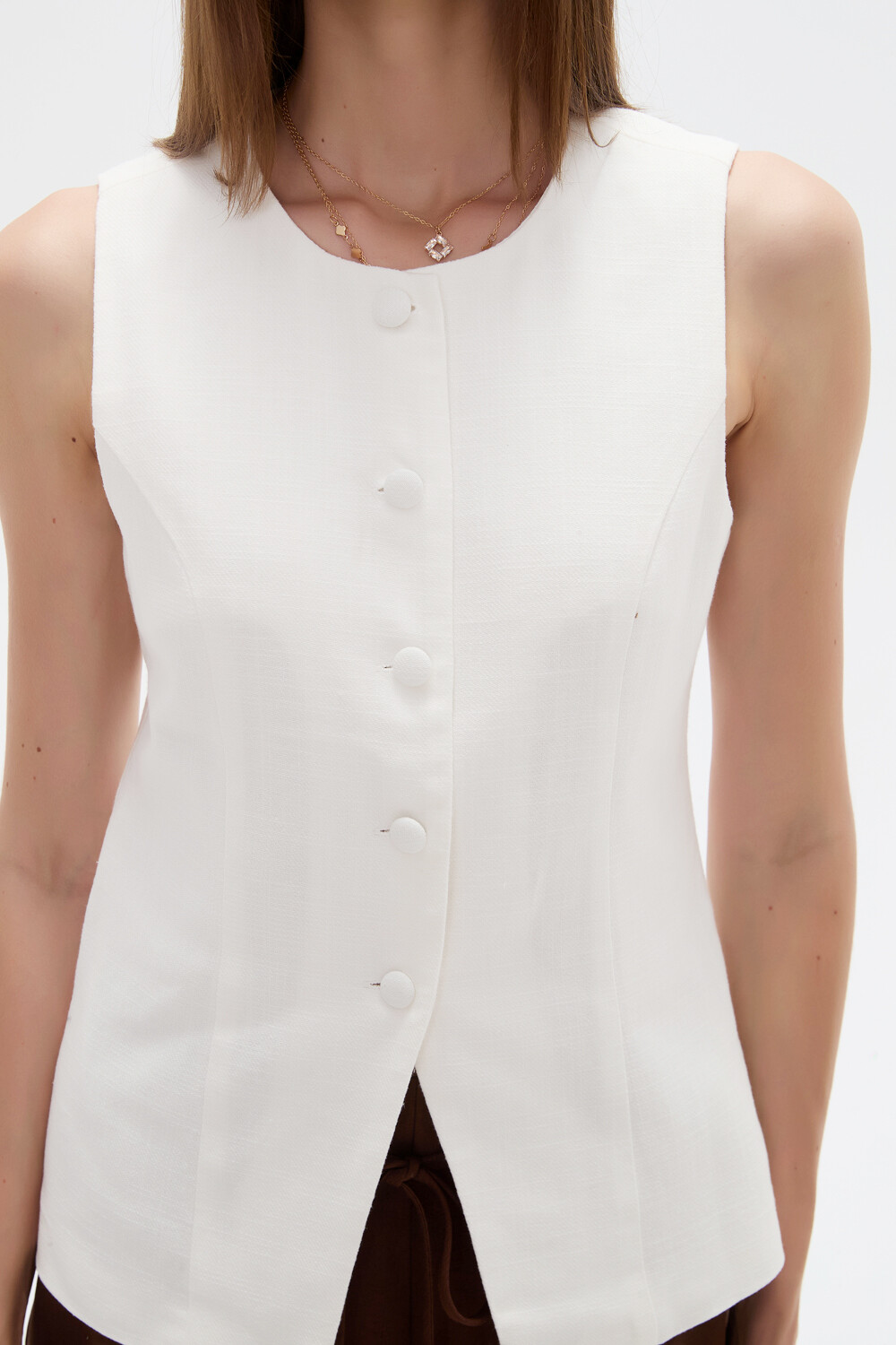 Chaleco Paulin Marfil / Off White