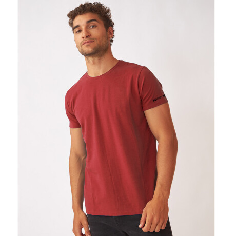 Remera Kristo Belga N+ Algodón 100% Básica Manga Corta Rojo