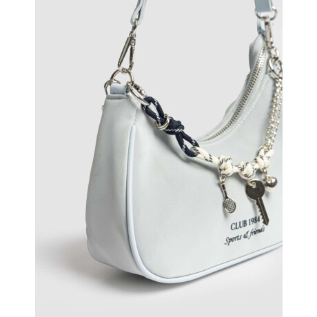 Bandolera Baguette Sport Azul Celeste