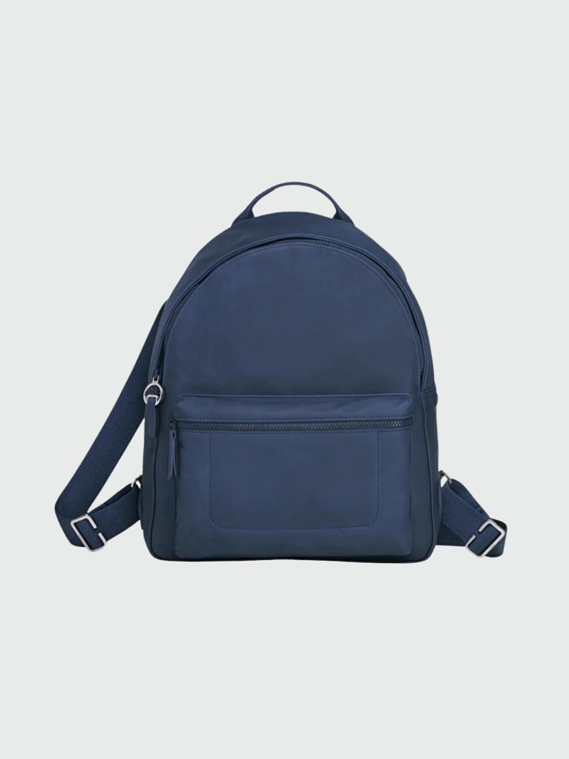 Longchamp -Mochila de cuero con bolsillos Azul