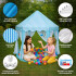 Carpa Infantil IMBACK IBK-CAR001 | Castillo Princesa con Cortinas, 135x130 cm, Plegable y Resistente Celeste Carpa Infantil IMBACK IBK-CAR001 | Castillo Princesa con Cortinas, 135x130 cm, Plegable y Resistente Celeste