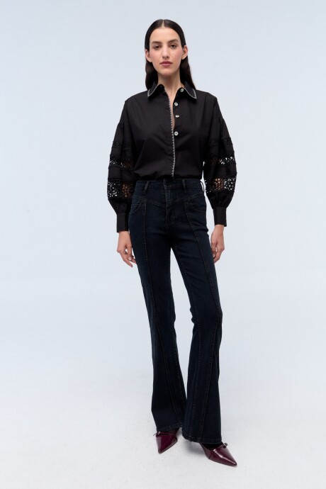 Camisa Magnolia Negro