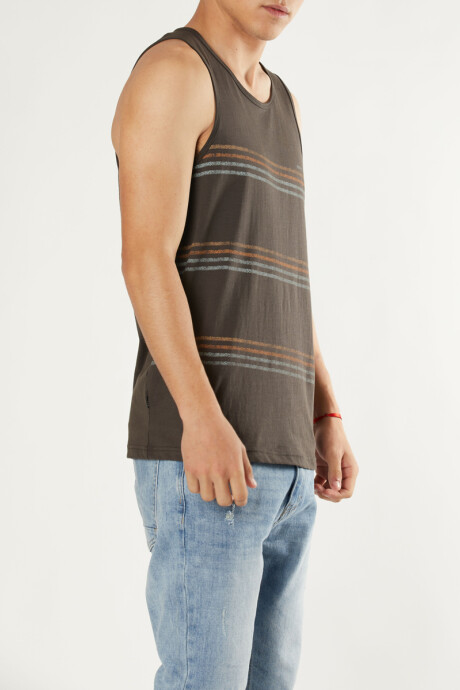 MUSCULOSA MALFBOY RUSTY Gris Oscuro