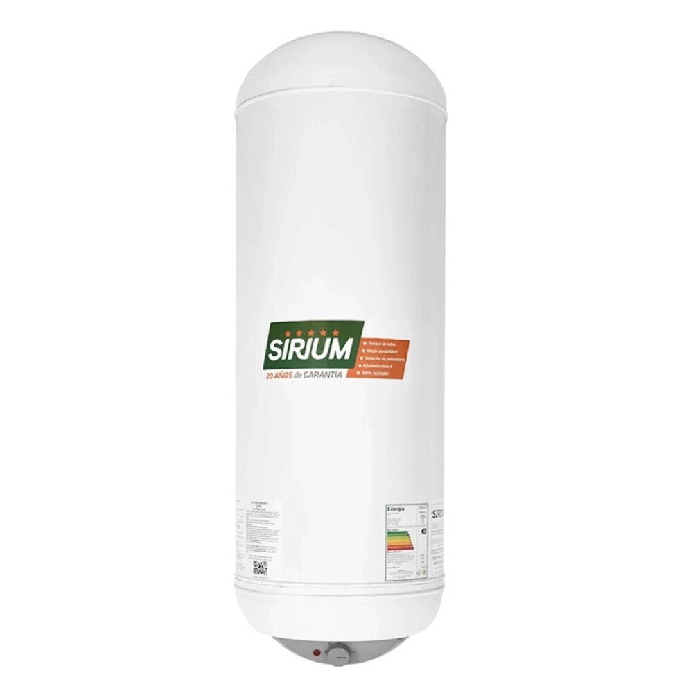 TERMOTANQUE 80 LITROS COBRE BLANCO SIRIUM