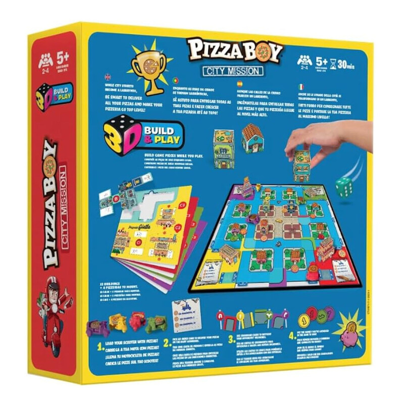 Pizza Boy City Mission Juegos de Mesa Pizza Boy City Mission Juegos de Mesa