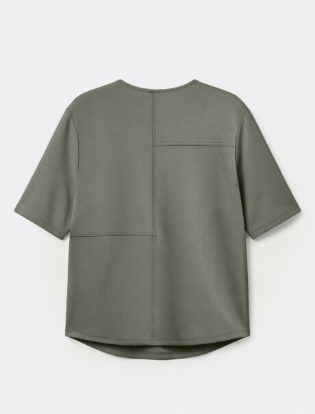 BLUSA MANGA CORTA - VERDE VERDE