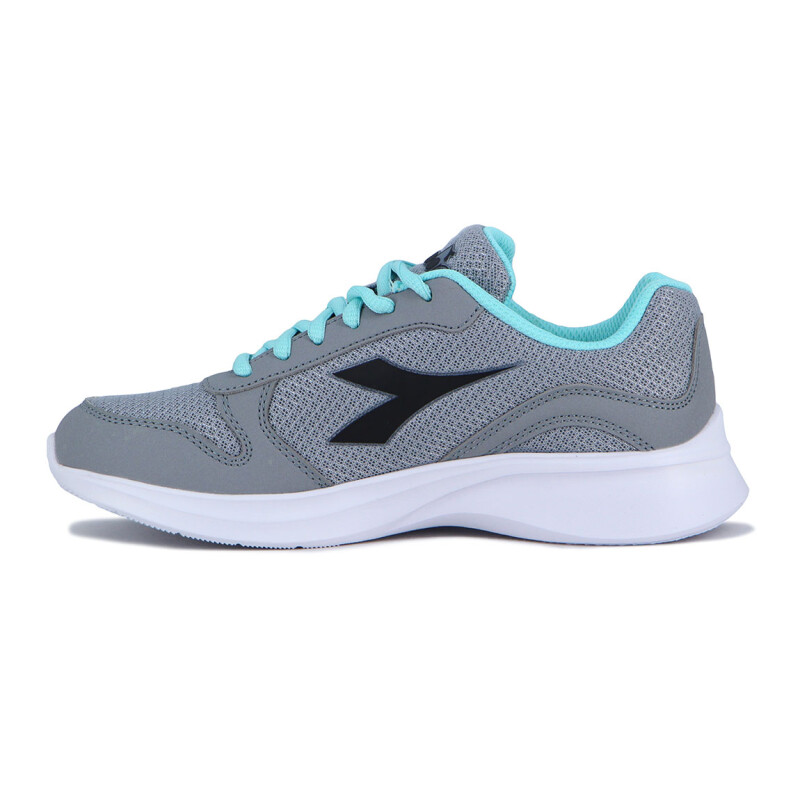 Diadora Champion Mujer Running Robin 4 W Gris-turquesa