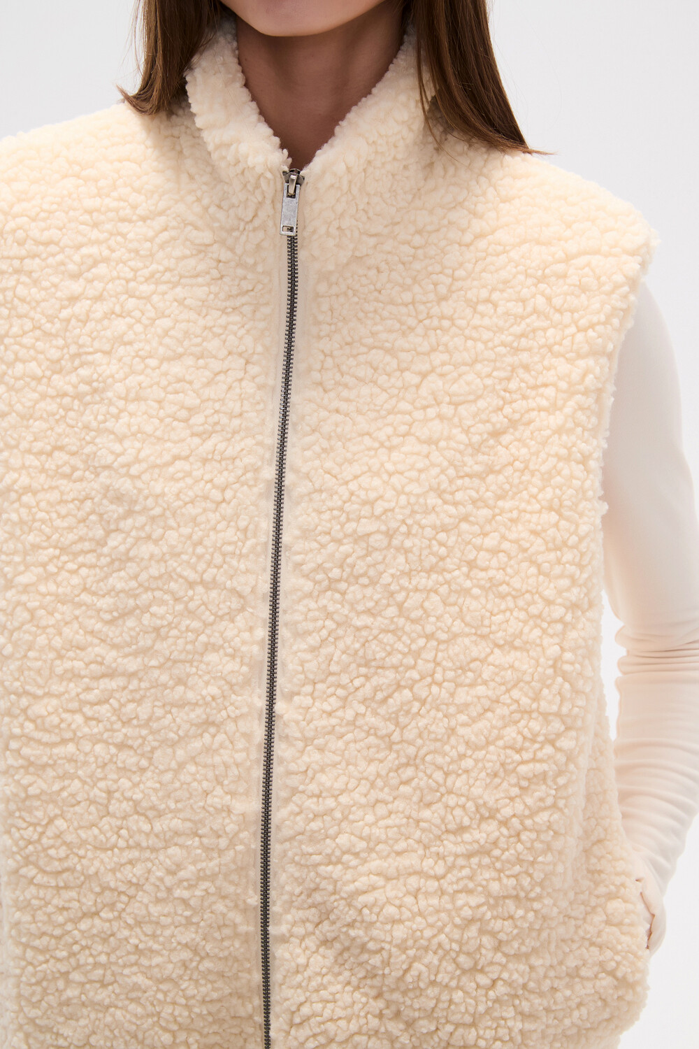 Chaleco Intan Crudo / Natural