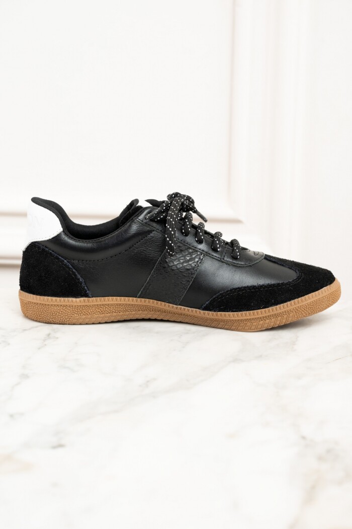 Zapatilla Combinada Negro